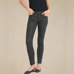 16. NWT Banana Republic Snake Print Mid Rise Skinny Jeans Sz 25 Black